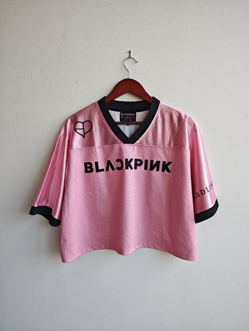 BLACKPINK "Deadline Tour" Toronto Pink Cropped Jersey XL